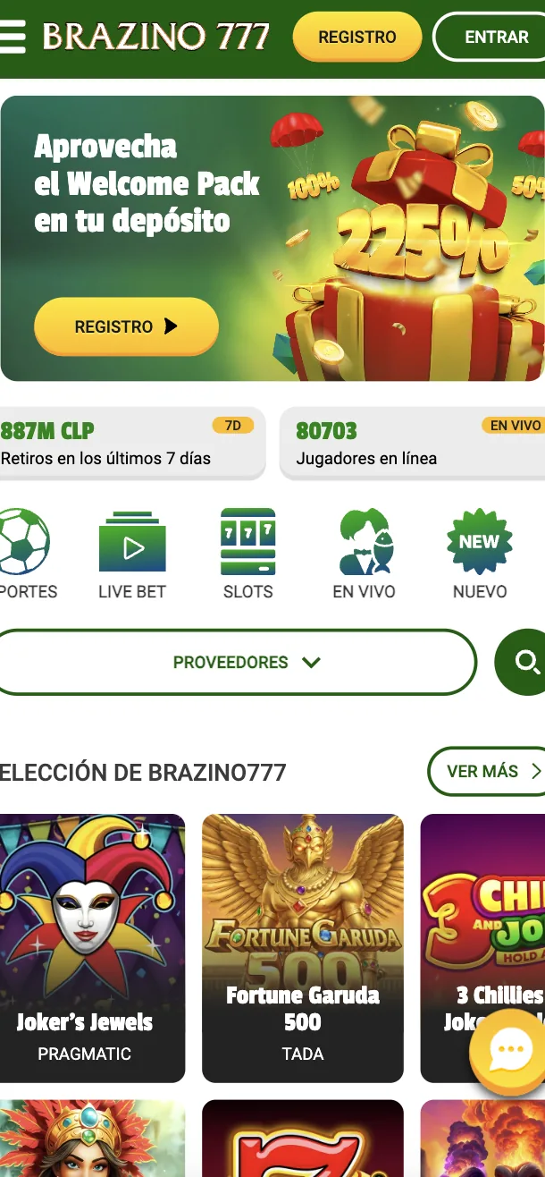 Brazino777 en el celular: versión móvil de la plataforma